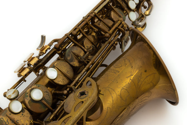 1953 52,xxx Selmer Super Balanced Action Alto Saxophone, 95% Original Lacquer, Video