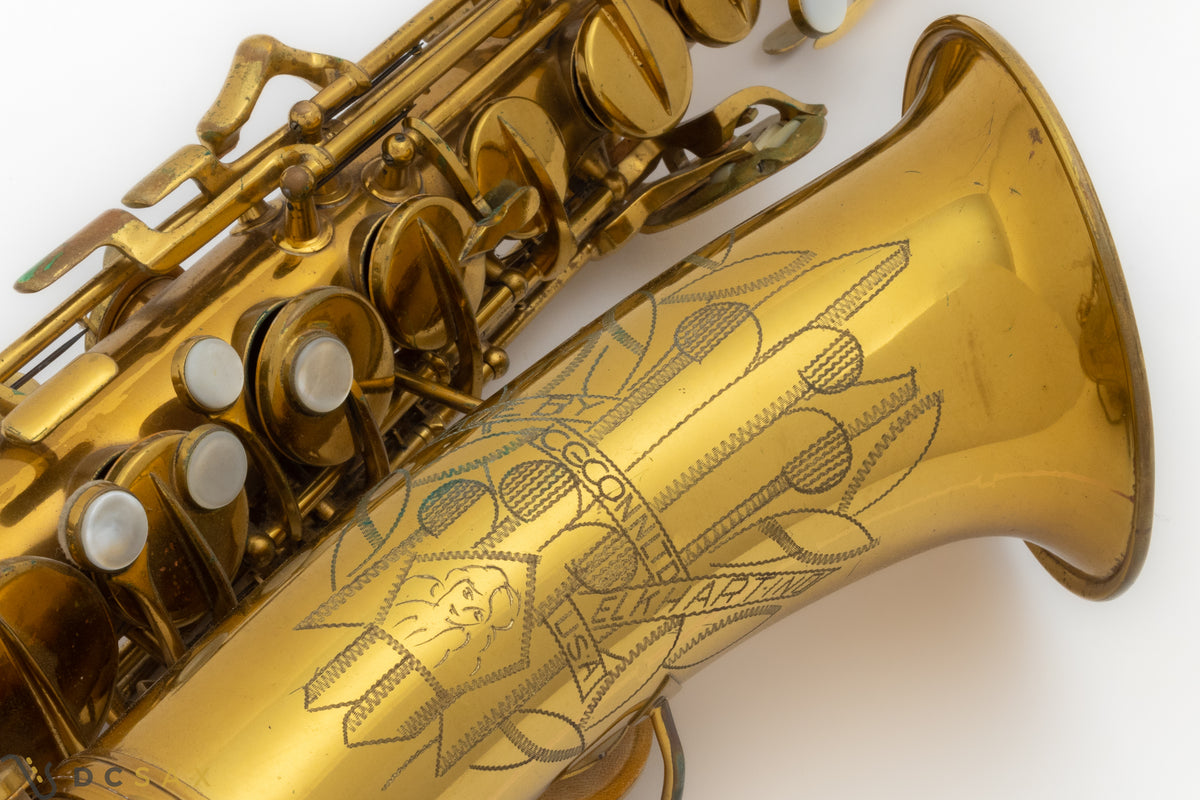 1947 Conn 6M Alto Saxophone, Rolled Tone Holes, Near Mint