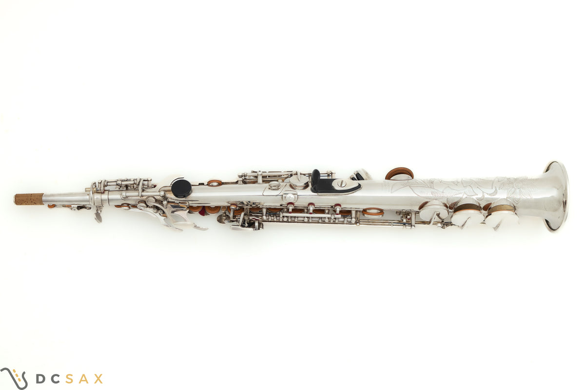 Yamaha Custom YSS-875S Soprano Saxophone, Near Mint, Just Serviced, Silver Plated