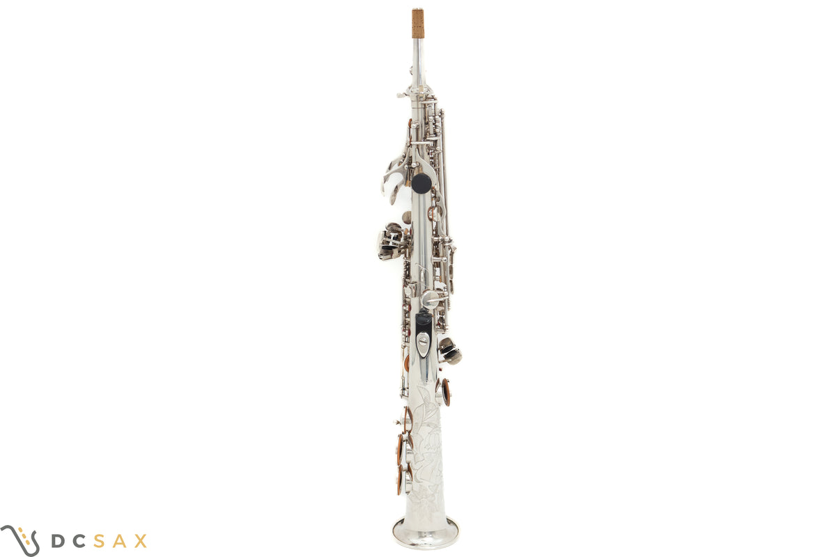 Yamaha Custom YSS-875S Soprano Saxophone, Near Mint, Just Serviced, Silver Plated