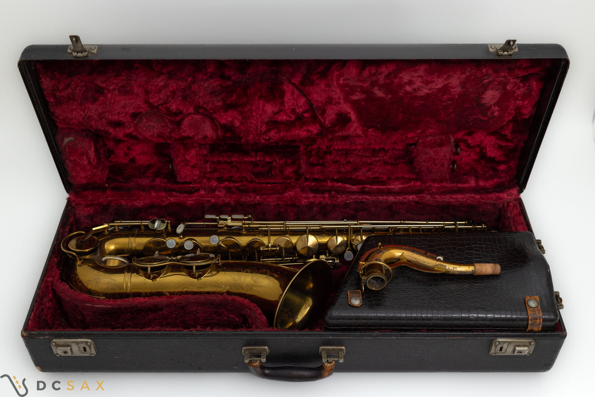 1937 King Zephyr Special Tenor Saxophone, Full Pearls, Video