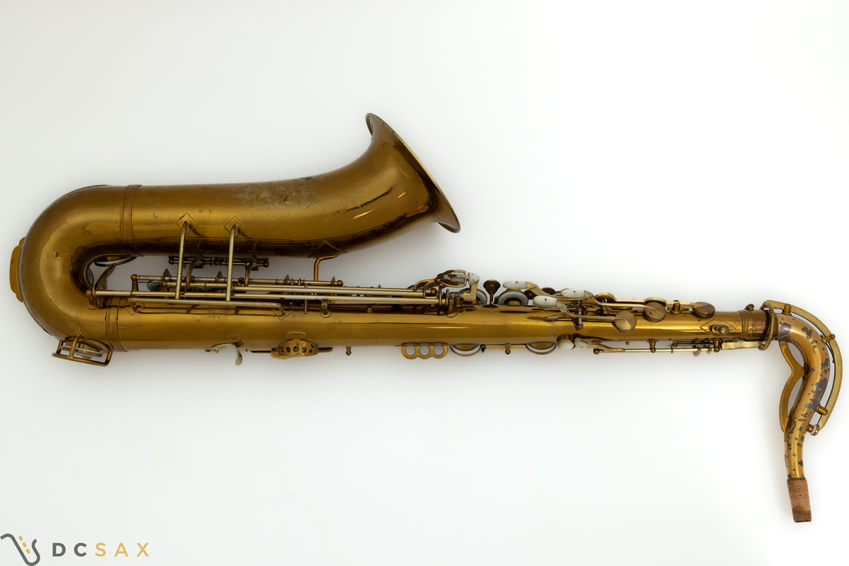 1937 King Zephyr Special Tenor Saxophone, Full Pearls, Video
