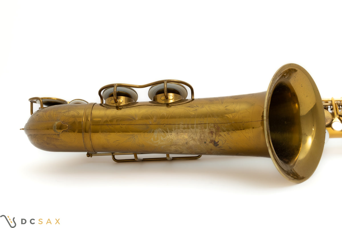 1937 King Zephyr Special Tenor Saxophone, Full Pearls, Video