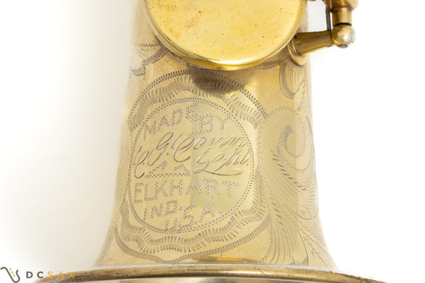 1926 Gold Plated Conn New Wonder II "Chu Berry" Soprano Saxophone, Video, Just Serviced