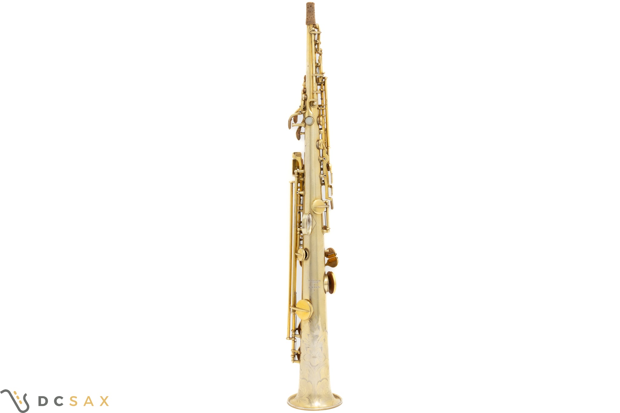 1926 Gold Plated Conn New Wonder II "Chu Berry" Soprano Saxophone, Video, Just Serviced