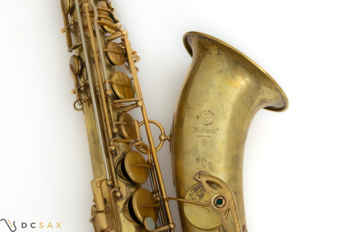 164,xxx Selmer Mark VI Tenor Saxophone, Unlacquered, Overhaul, Video