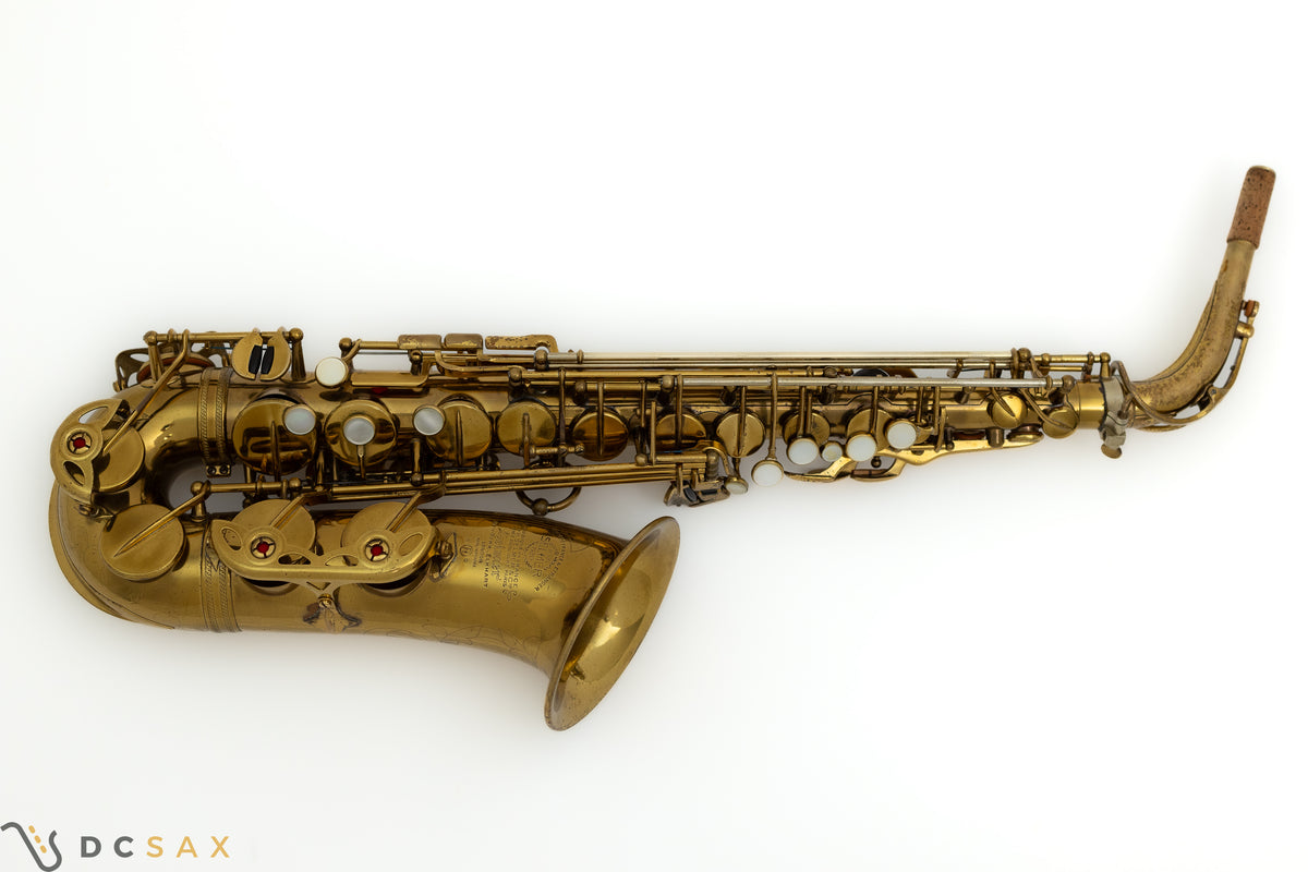 1958年製 Selmer Mark VI アルトサックス 77,xxx番台、ミディアムボウ、ハイF#キー付き、試奏動画あり