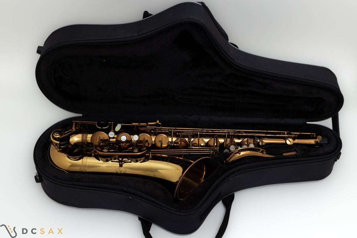 TM Custom Tenor Saxophone, Rolled Tone Holes, Just Serviced, Video