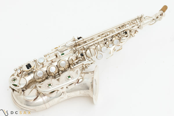 Rampone and Cazzani R1 Jazz Soprano Saxophone, Silver, Just Serviced