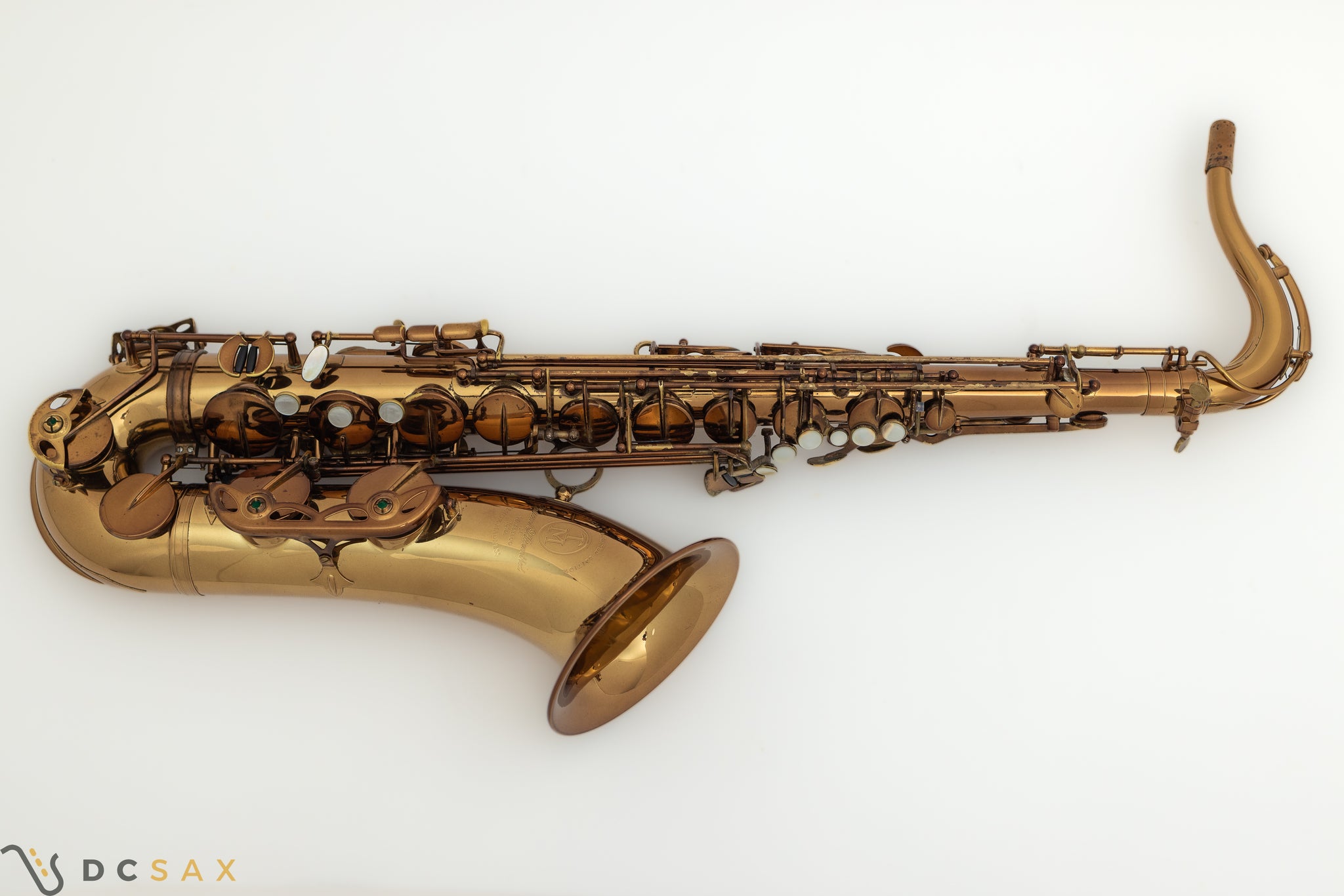 Sax Customs TM Custom Tenor Saxophone, Rolled Tone Holes, Just Serviced, Video – DC Sax