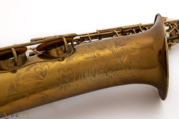 1939 King Zephyr Special Tenor Saxophone, Video, Original Lacquer, Full Pearls, Sterling Neck