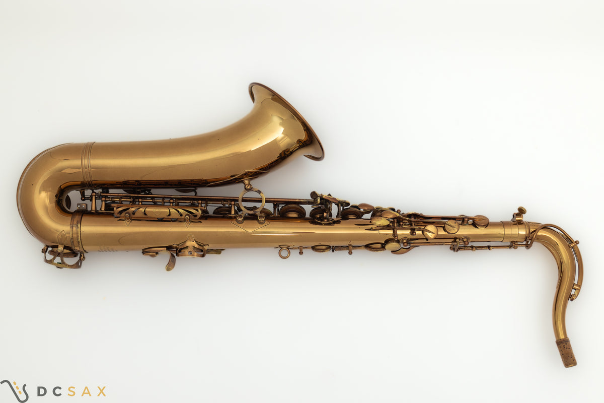 TM Custom Tenor Saxophone, Rolled Tone Holes, Just Serviced, Video