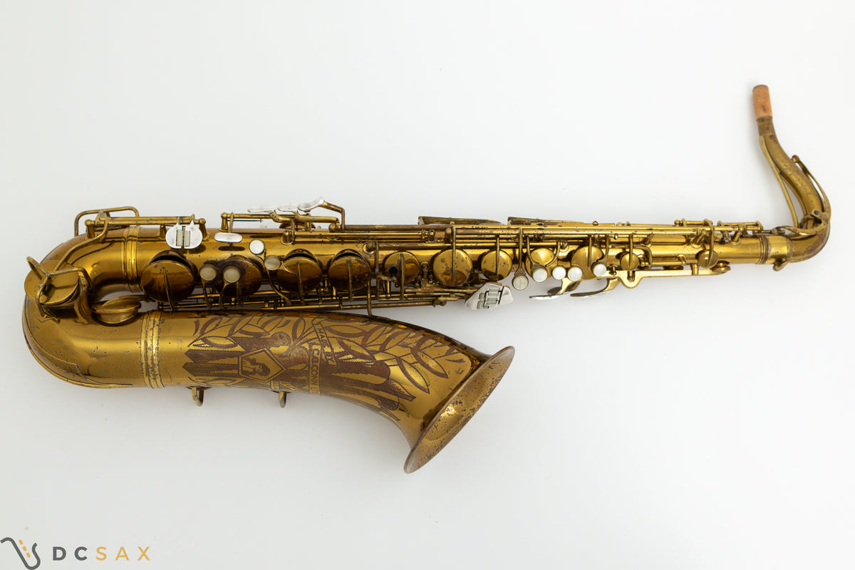 Conn 30M "Connqueror" Tenor Saxophone, Video, Original Lacquer, Overhaul