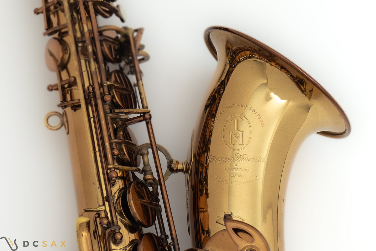 TM Custom Tenor Saxophone, Rolled Tone Holes, Just Serviced, Video