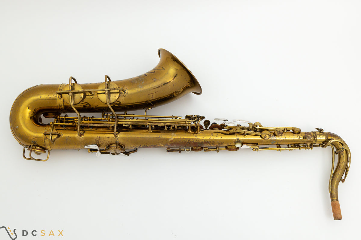 Conn 30M "Connqueror" Tenor Saxophone, Video, Original Lacquer, Overhaul
