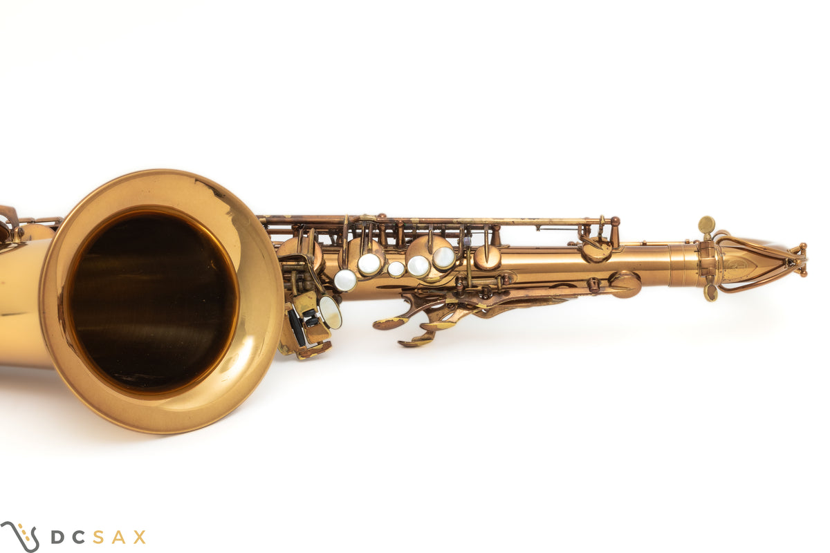 TM Custom Tenor Saxophone, Rolled Tone Holes, Just Serviced, Video