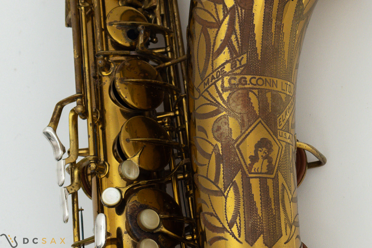 Conn 30M "Connqueror" Tenor Saxophone, Video, Original Lacquer, Overhaul