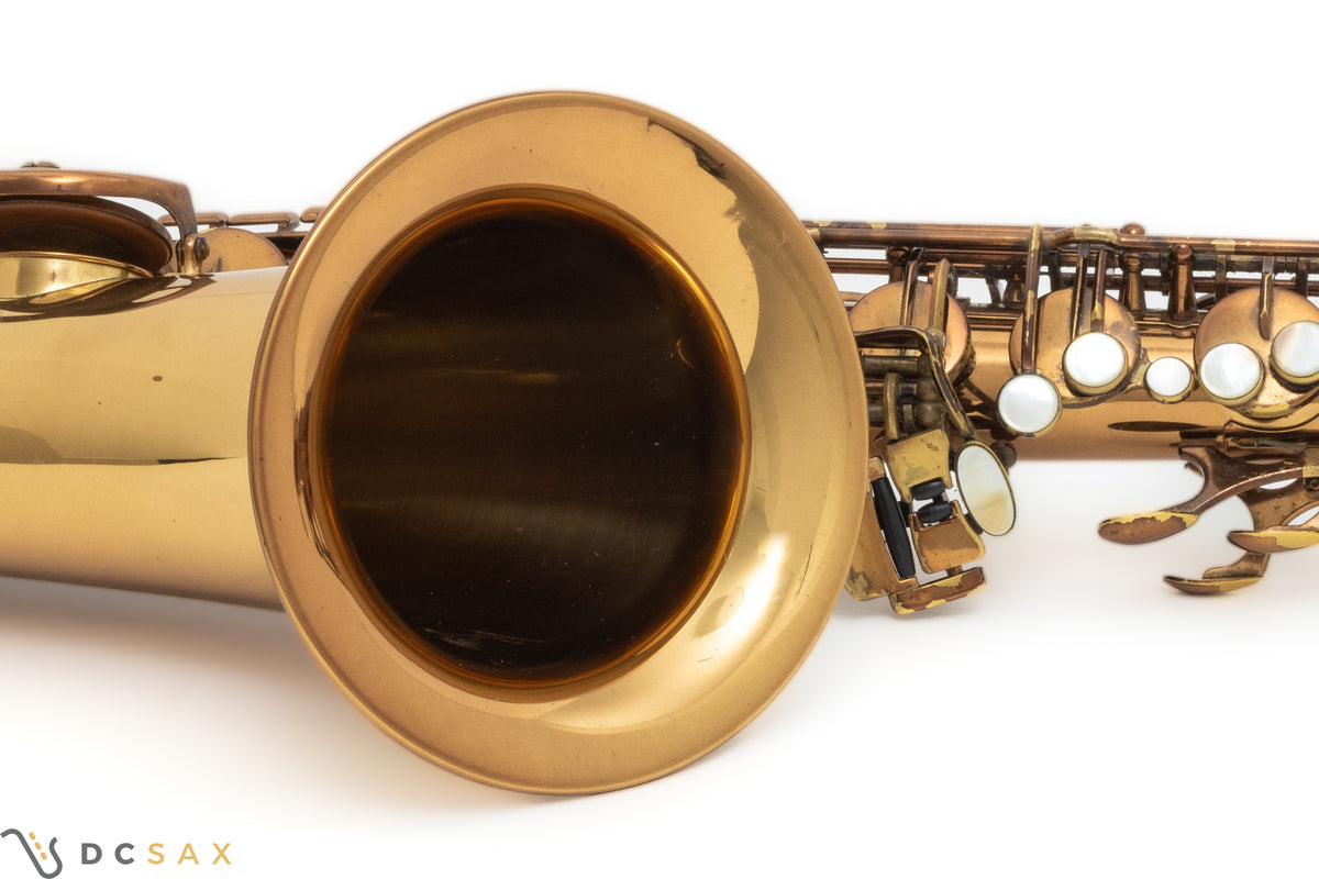 TM Custom Tenor Saxophone, Rolled Tone Holes, Just Serviced, Video