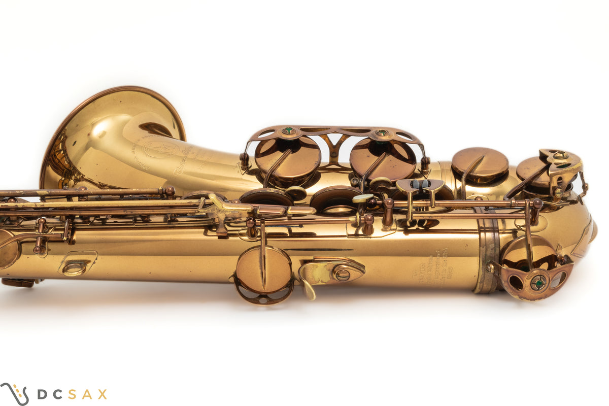 TM Custom Tenor Saxophone, Rolled Tone Holes, Just Serviced, Video