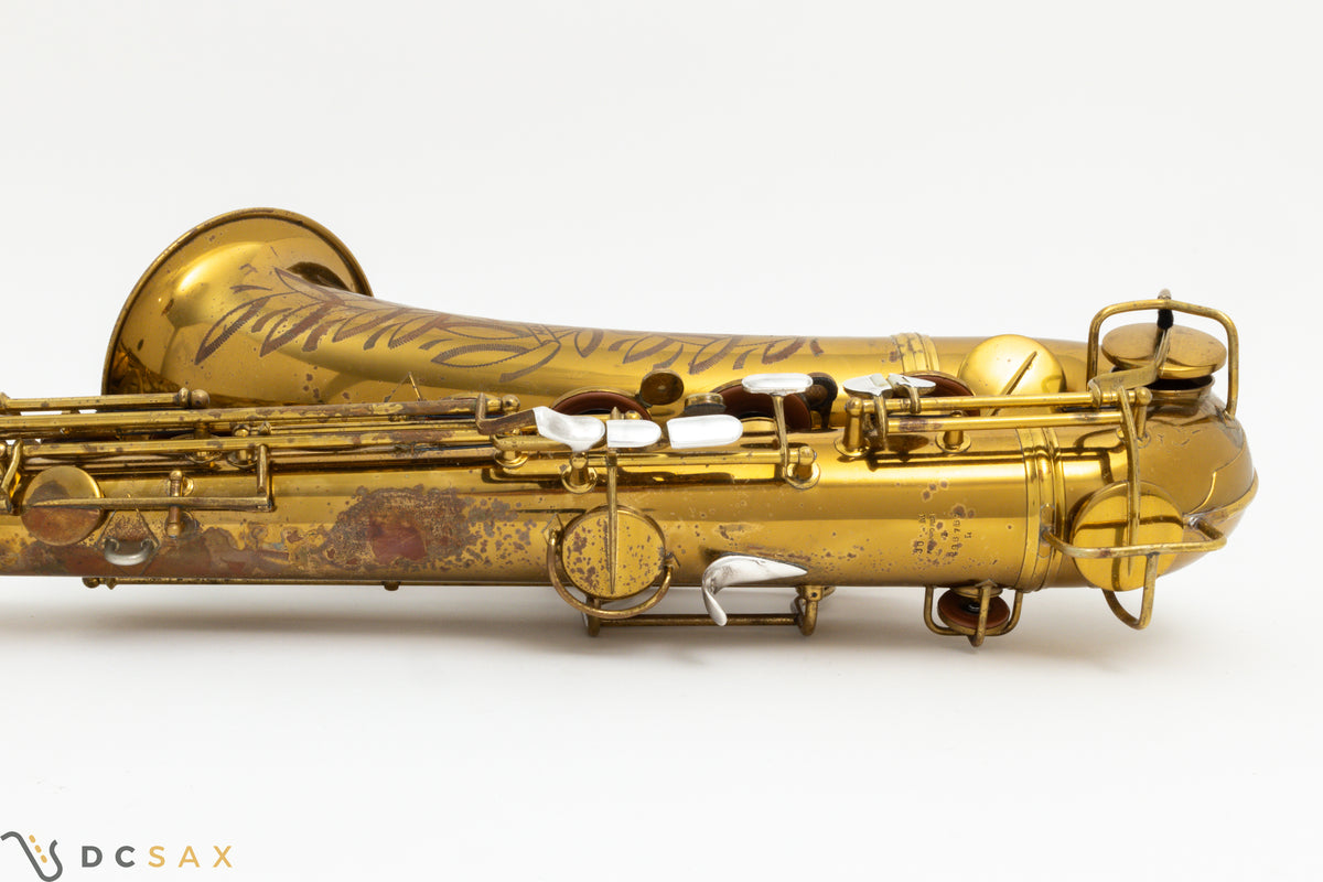 Conn 30M "Connqueror" Tenor Saxophone, Video, Original Lacquer, Overhaul