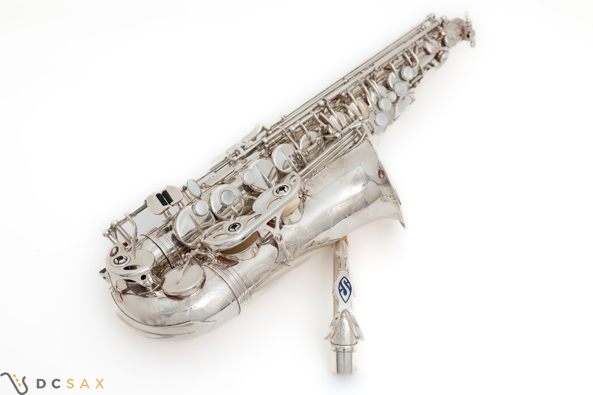 Selmer Super Action 80 Alto Saxophone, Just Serviced, Silver Plated, Video Demo