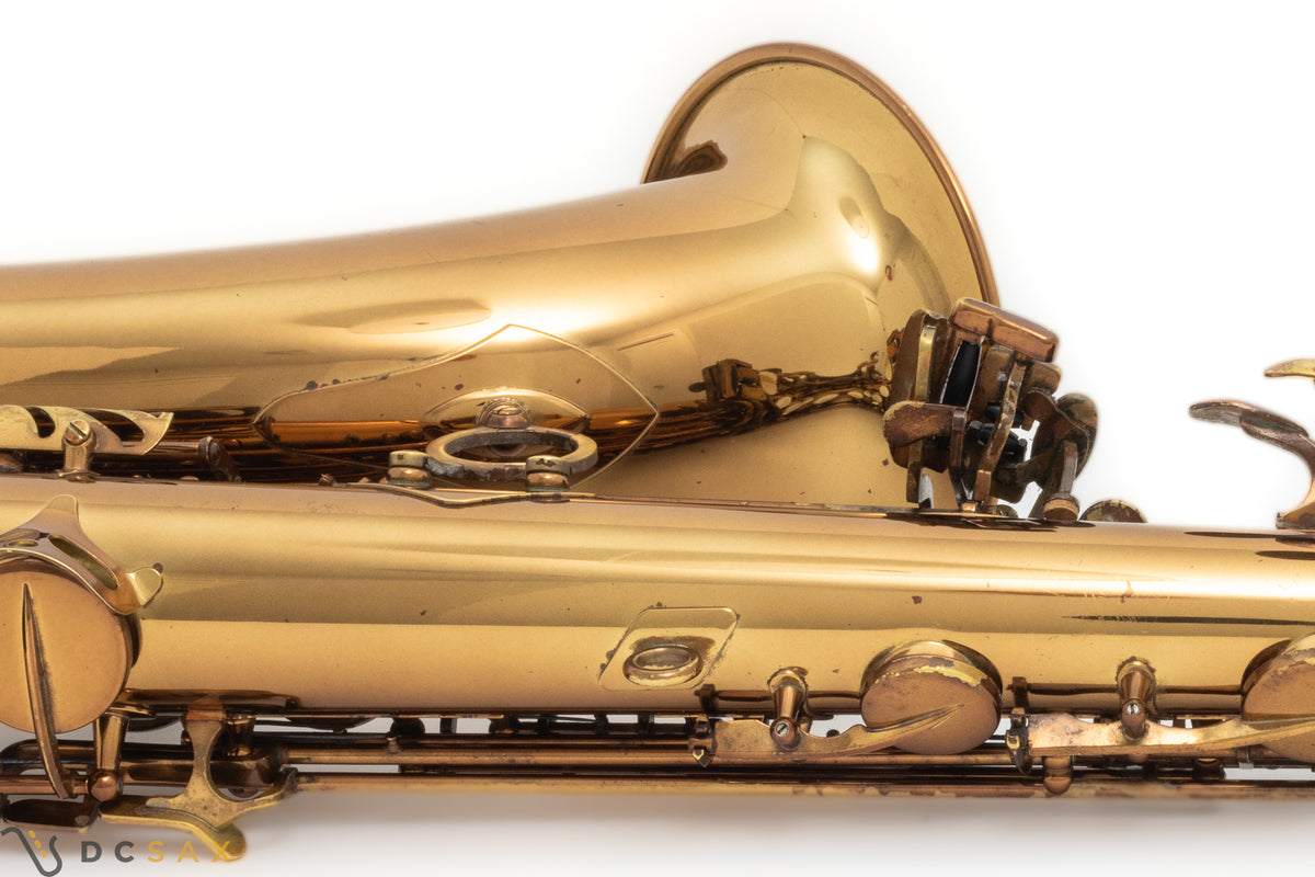 TM Custom Tenor Saxophone, Rolled Tone Holes, Just Serviced, Video
