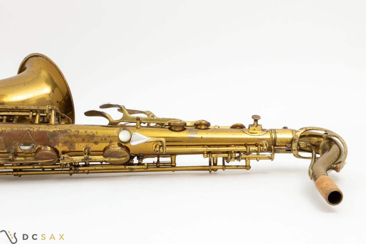 Conn 30M "Connqueror" Tenor Saxophone, Video, Original Lacquer, Overhaul