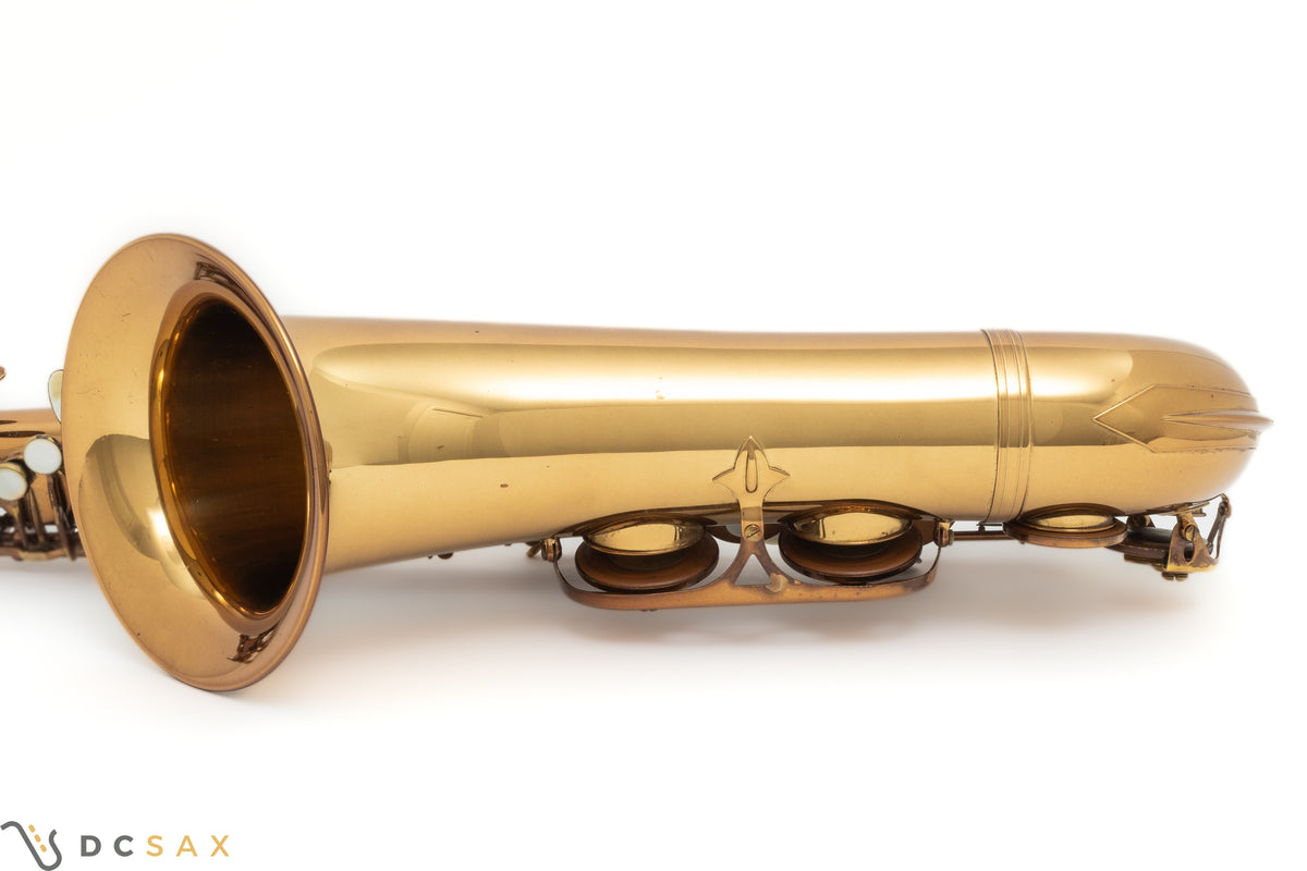 TM Custom Tenor Saxophone, Rolled Tone Holes, Just Serviced, Video