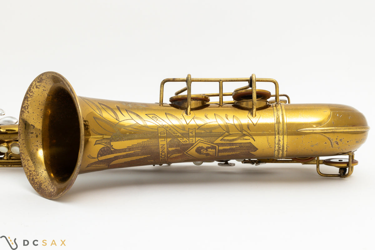 Conn 30M "Connqueror" Tenor Saxophone, Video, Original Lacquer, Overhaul