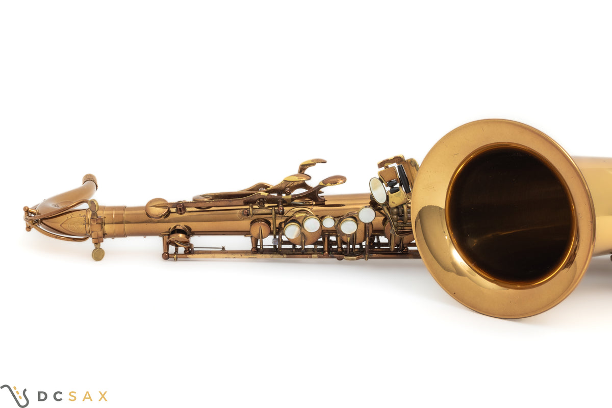 TM Custom Tenor Saxophone, Rolled Tone Holes, Just Serviced, Video