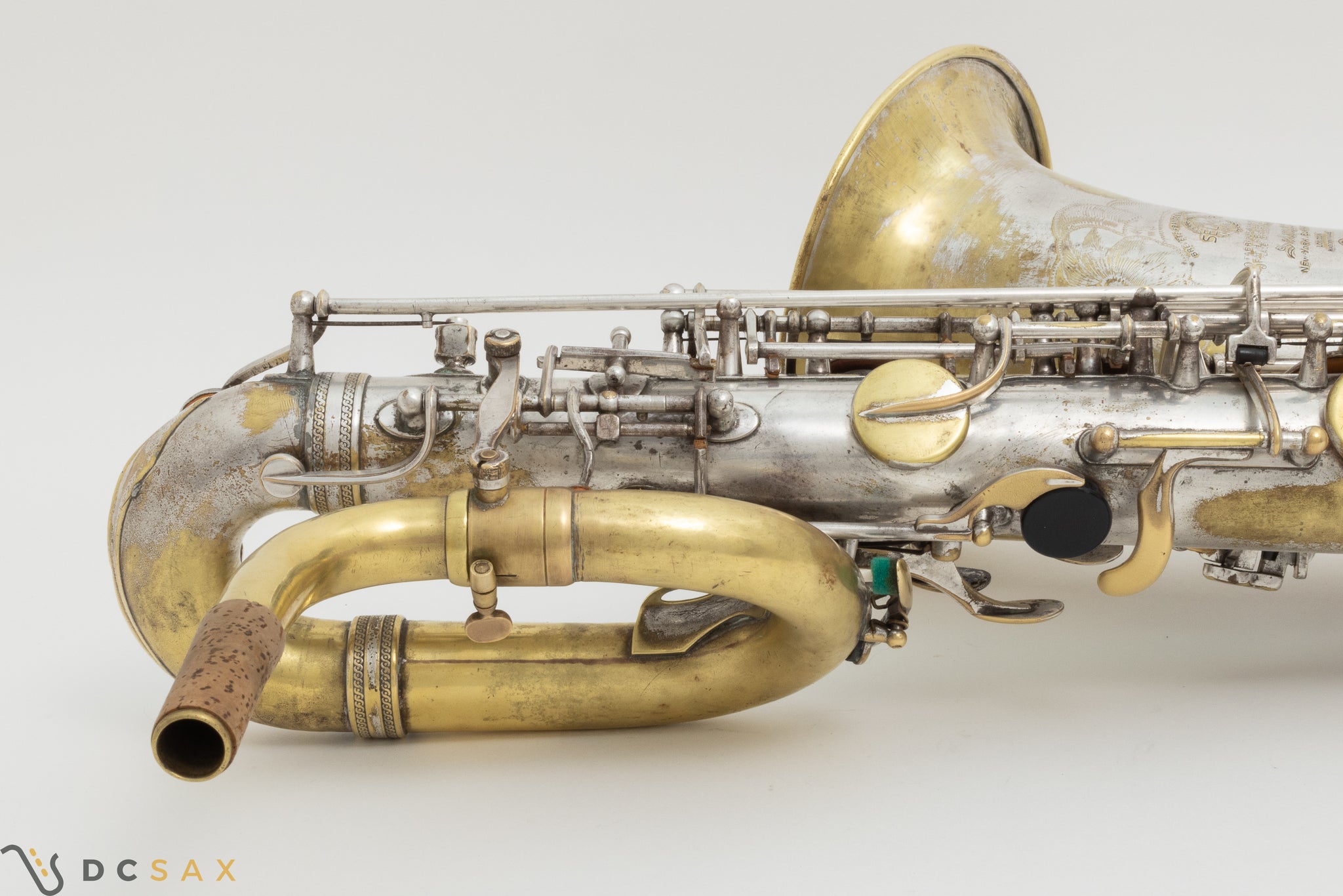 85,xxx Low A Selmer Mark VI Baritone Saxophone, Original Silver Plated