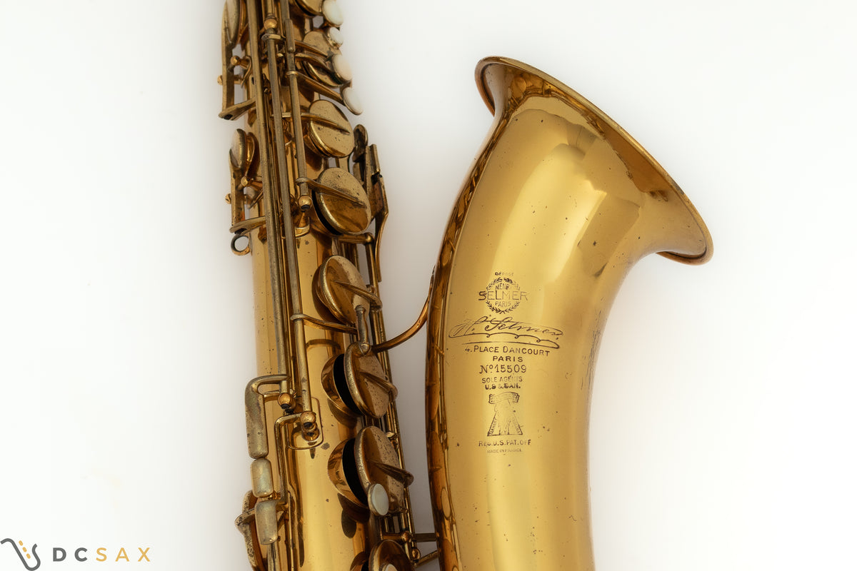 15,xxx Selmer Super Sax 'Cigar Cutter' Tenor Saxophone, Just Serviced, Video