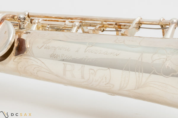 Rampone and Cazzani R1 Soprano Saxophone, Silver Plated, Near Mint, Video