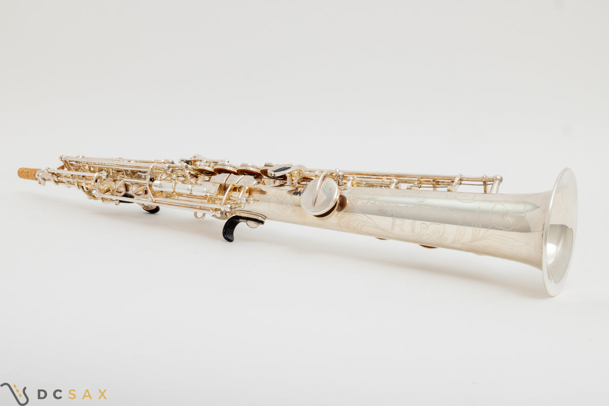 Rampone and Cazzani R1 Soprano Saxophone, Silver Plated, Near Mint, Video