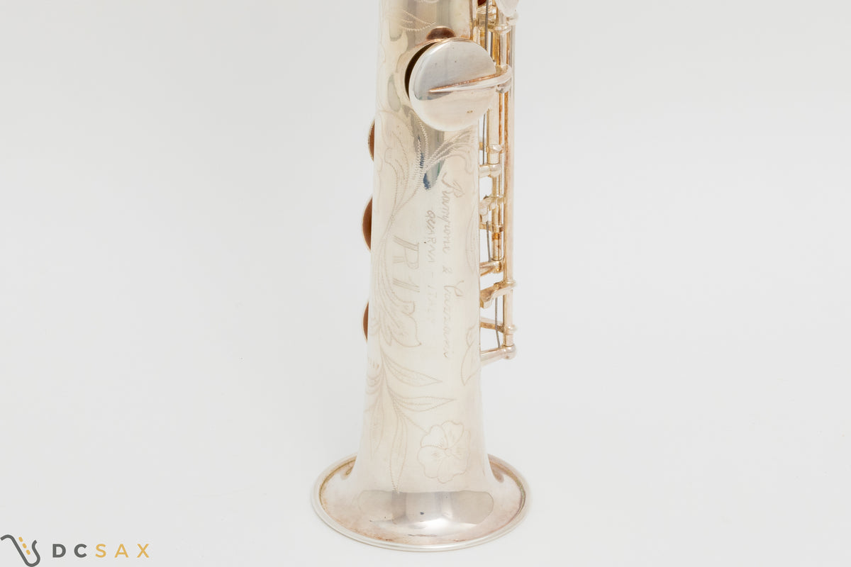 Rampone and Cazzani R1 Soprano Saxophone, Silver Plated, Near Mint, Video