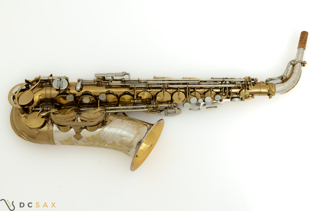 1969 King Silver Sonic Alto Saxophone with Gold Plate Inlay, Video Demo