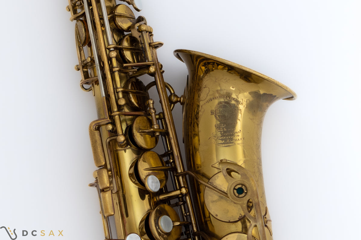 1950 43,xxx Selmer Super Balanced Action Alto Saxophone, Video, Just Serviced