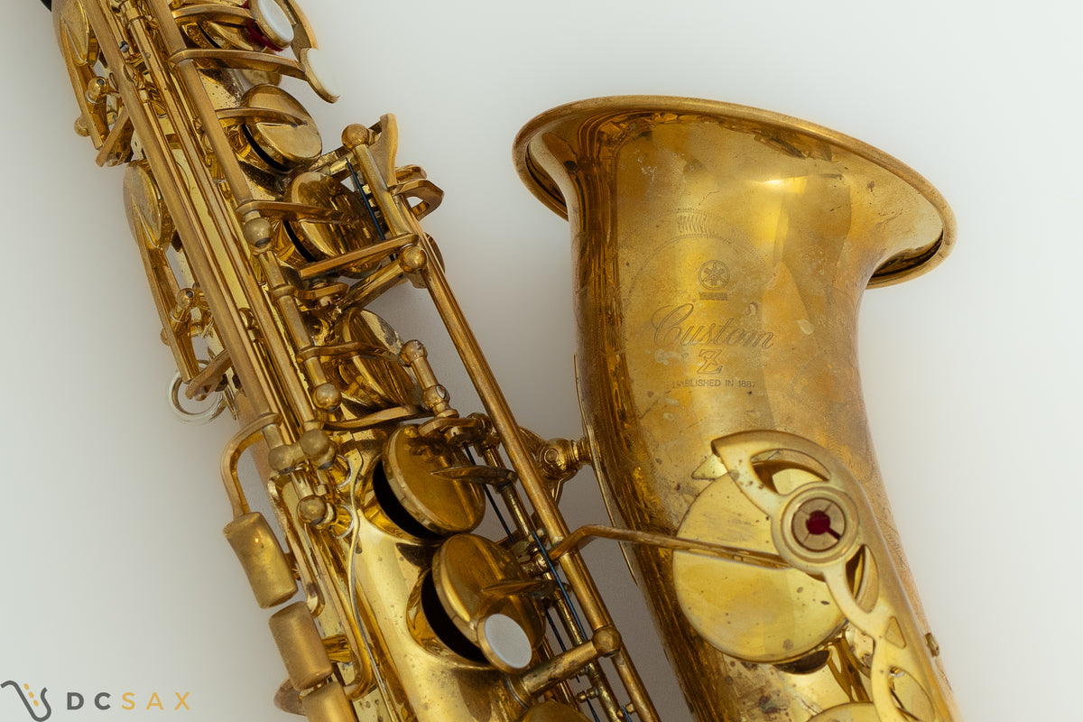 Yamaha Custom YAS-82Zii Alto Saxophone, Unlacquered, Near Mint