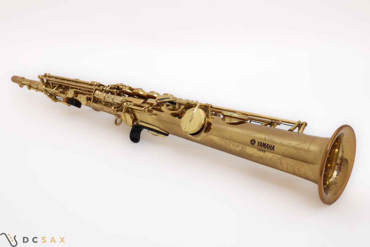 ヤマハ YSS-62 ソプラノサックス、パープルラベル、整備済み、動画あり