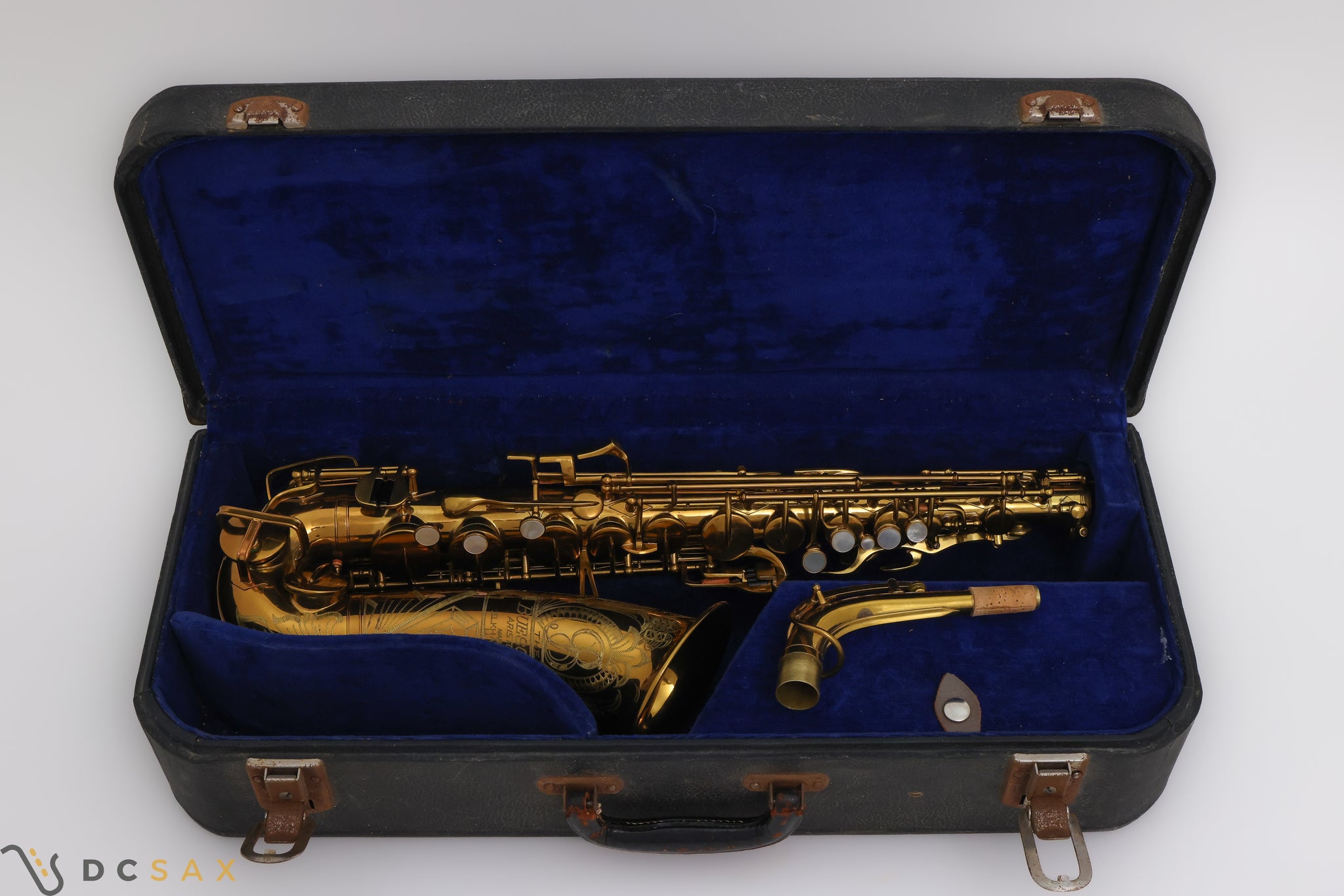 303,xxx Buescher Big B Alto Saxophone, Mint, Just Serviced