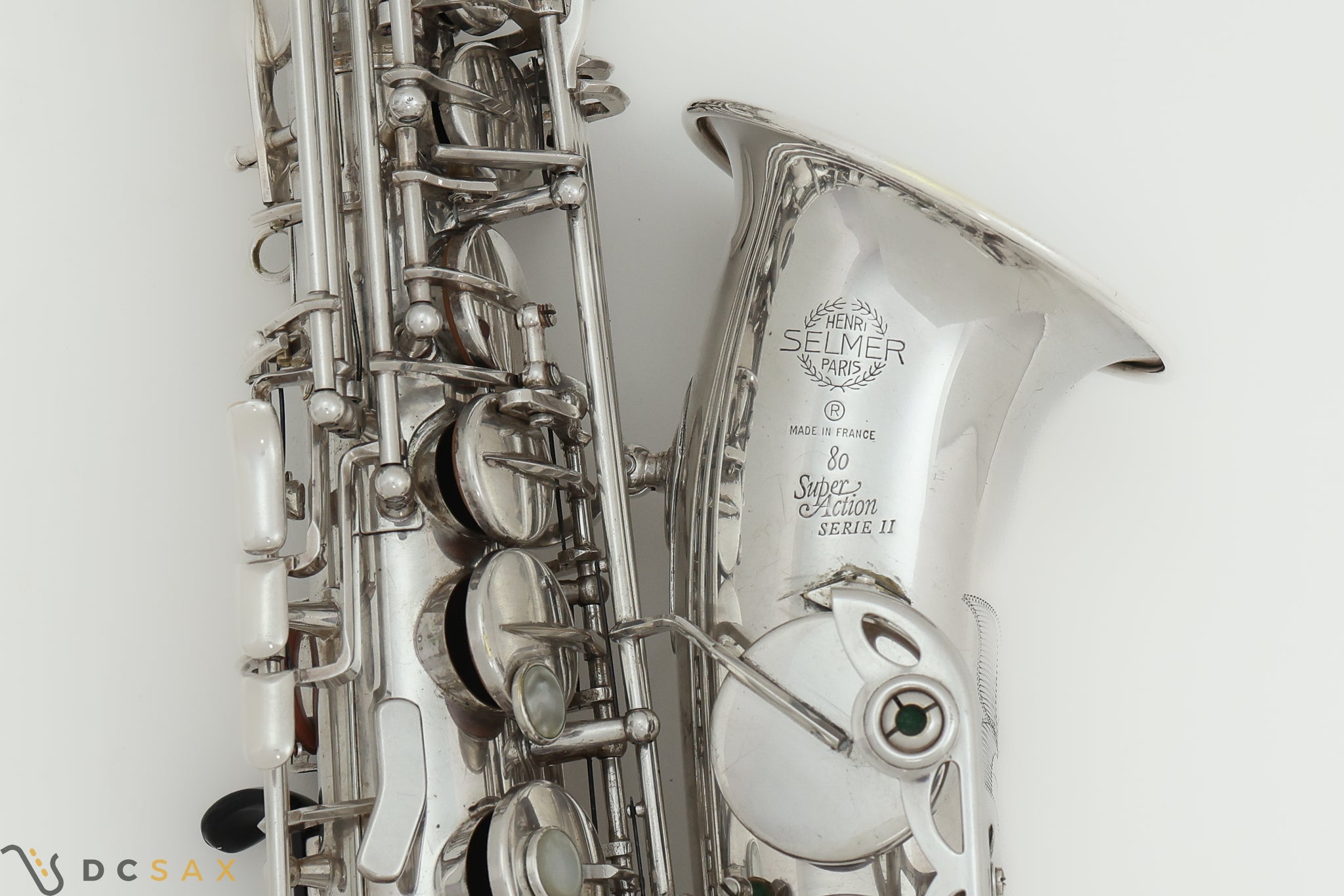 Silver Plated Selmer Series II Alto Saxophone