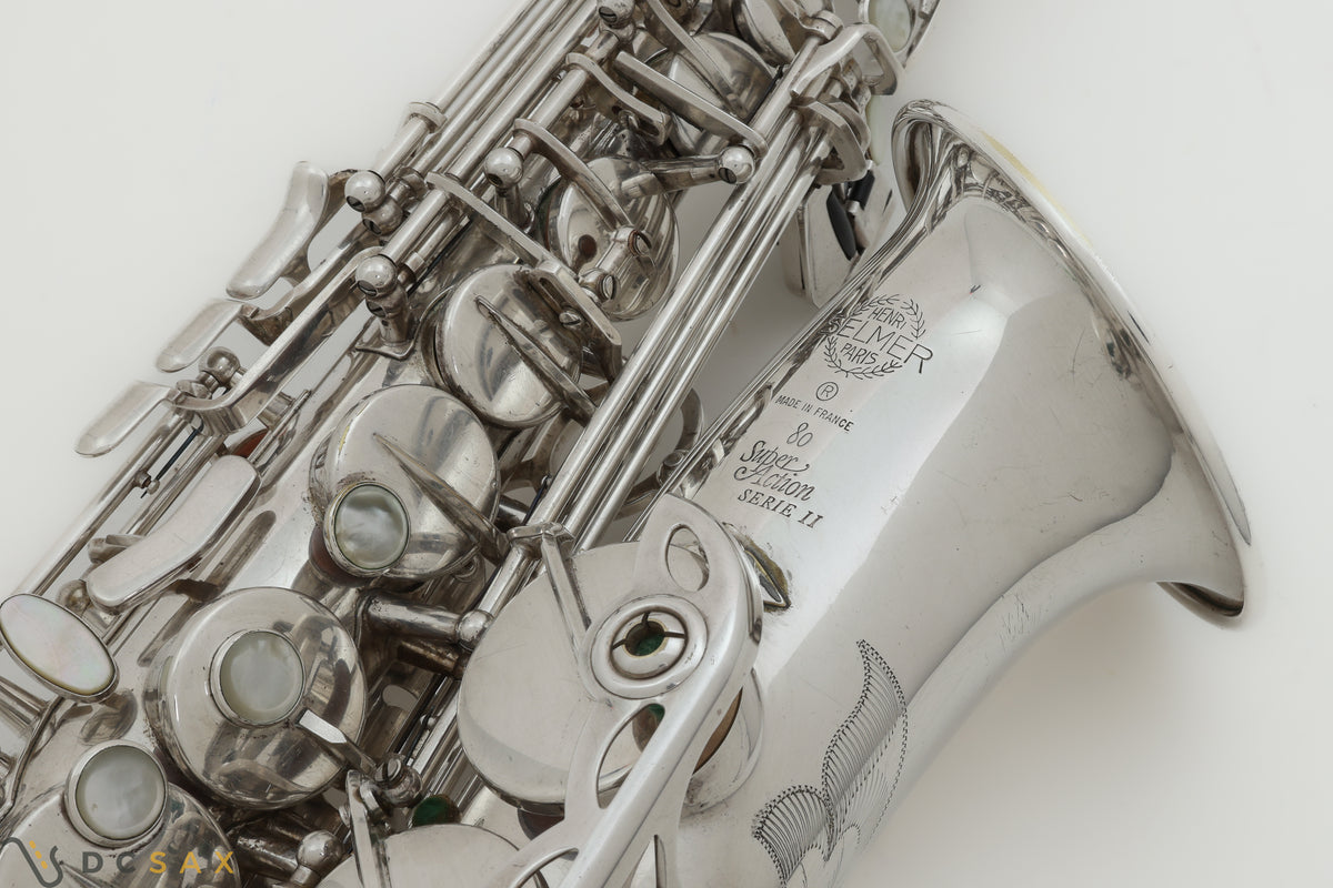 Silver Plated Selmer Series II Alto Saxophone