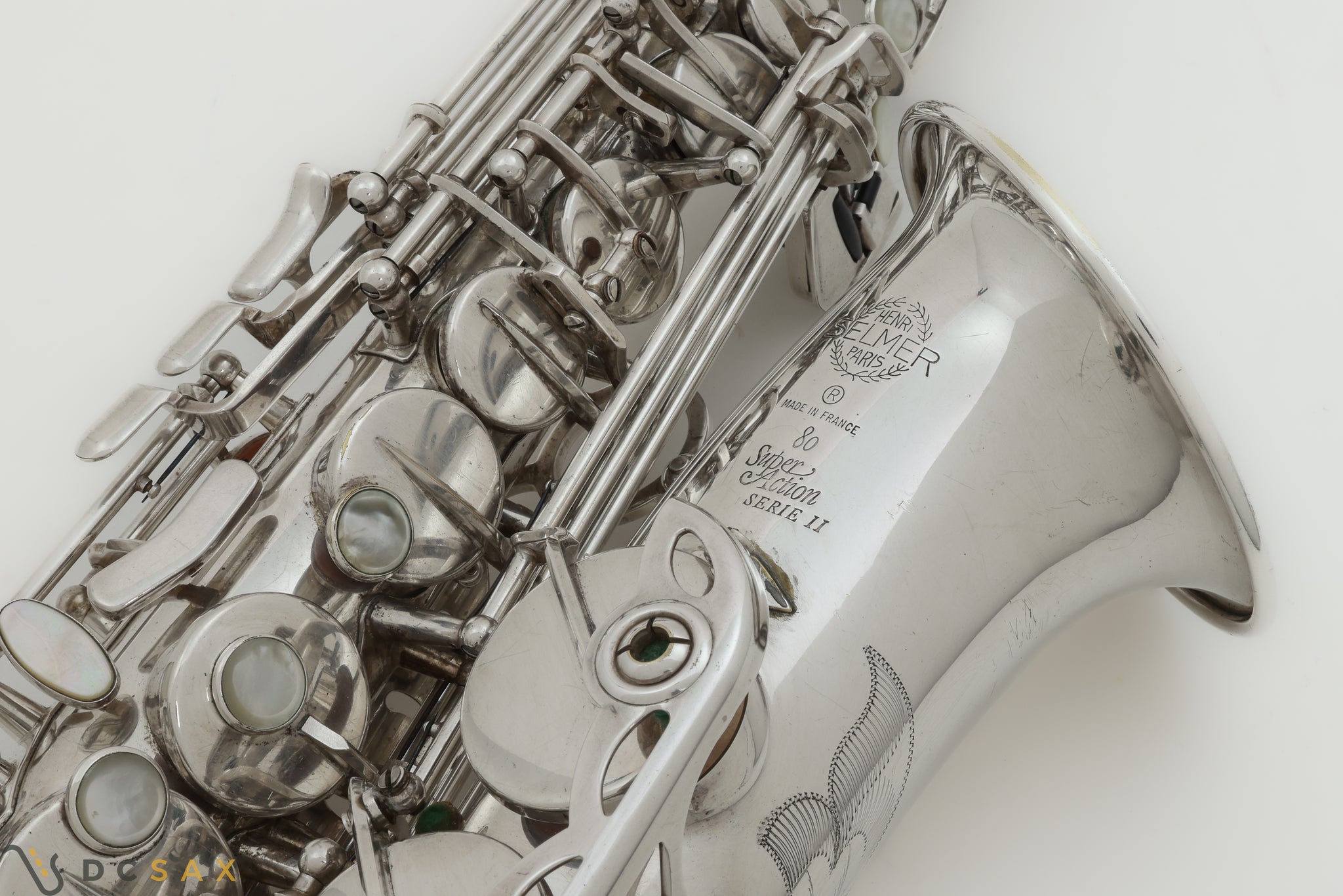 Silver Plated Selmer Series II Alto Saxophone