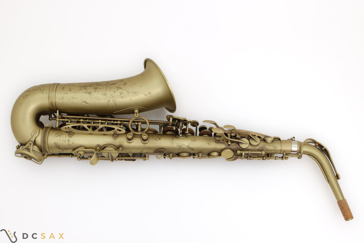 Selmer Supreme Alto Saxophone, Mint Condition, Antique Lacquer Finish, Video Demo