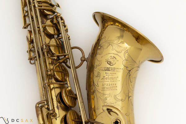 1937 23,xxx Selmer Balanced Action Tenor Saxophone, Video Demo