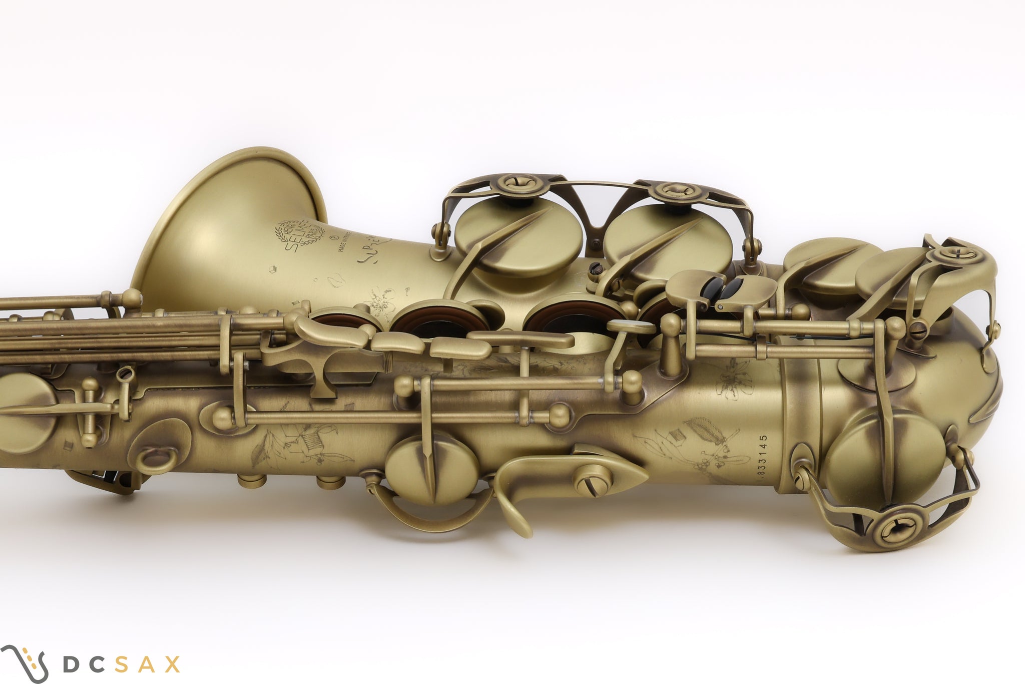 Selmer Supreme Alto Saxophone, Mint Condition, Antique Lacquer Finish, Video Demo