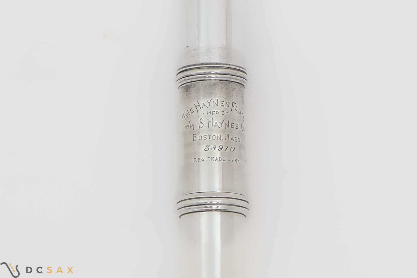 1971 Wm. S. Haynes Handmade Silver Flute, B Foot, Soldered Tone Holes, Wiseman Case