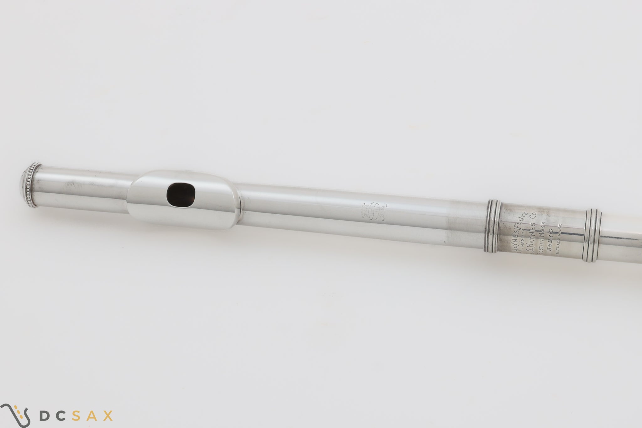 1971 Wm. S. Haynes Handmade Silver Flute, B Foot, Soldered Tone Holes, Wiseman Case