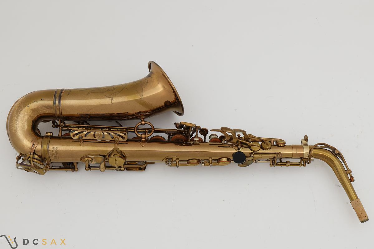 1965年製 Selmer Mark VI アルトサックス シリアル124,xxx、ニアミント、オリジナルラッカー、オーバーホール済み、動画あり