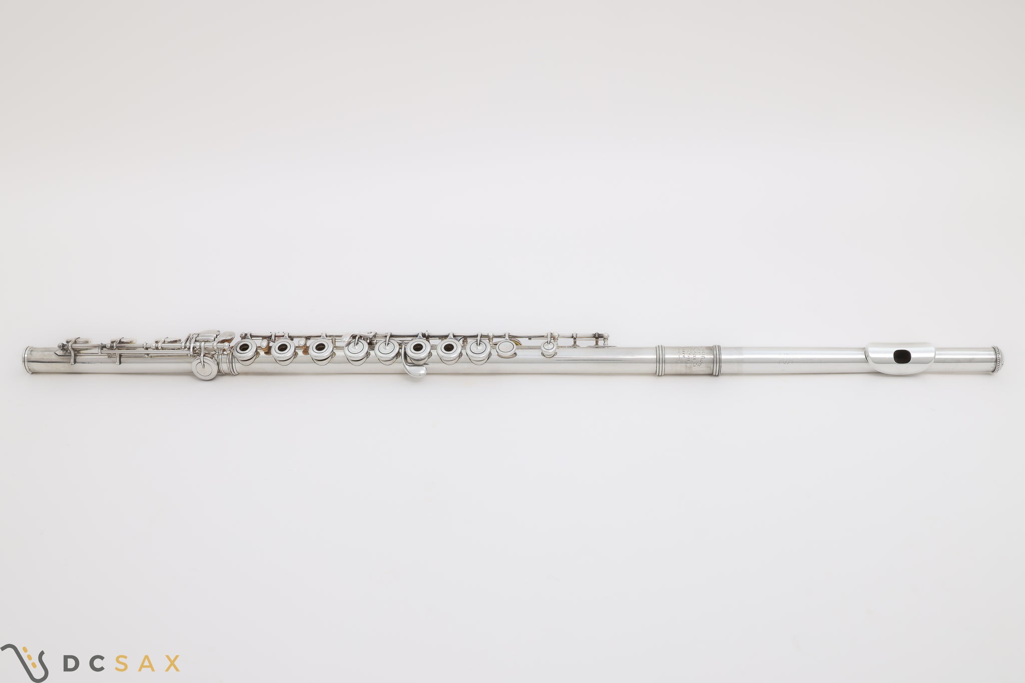 1971 Wm. S. Haynes Handmade Silver Flute, B Foot, Soldered Tone Holes, Wiseman Case